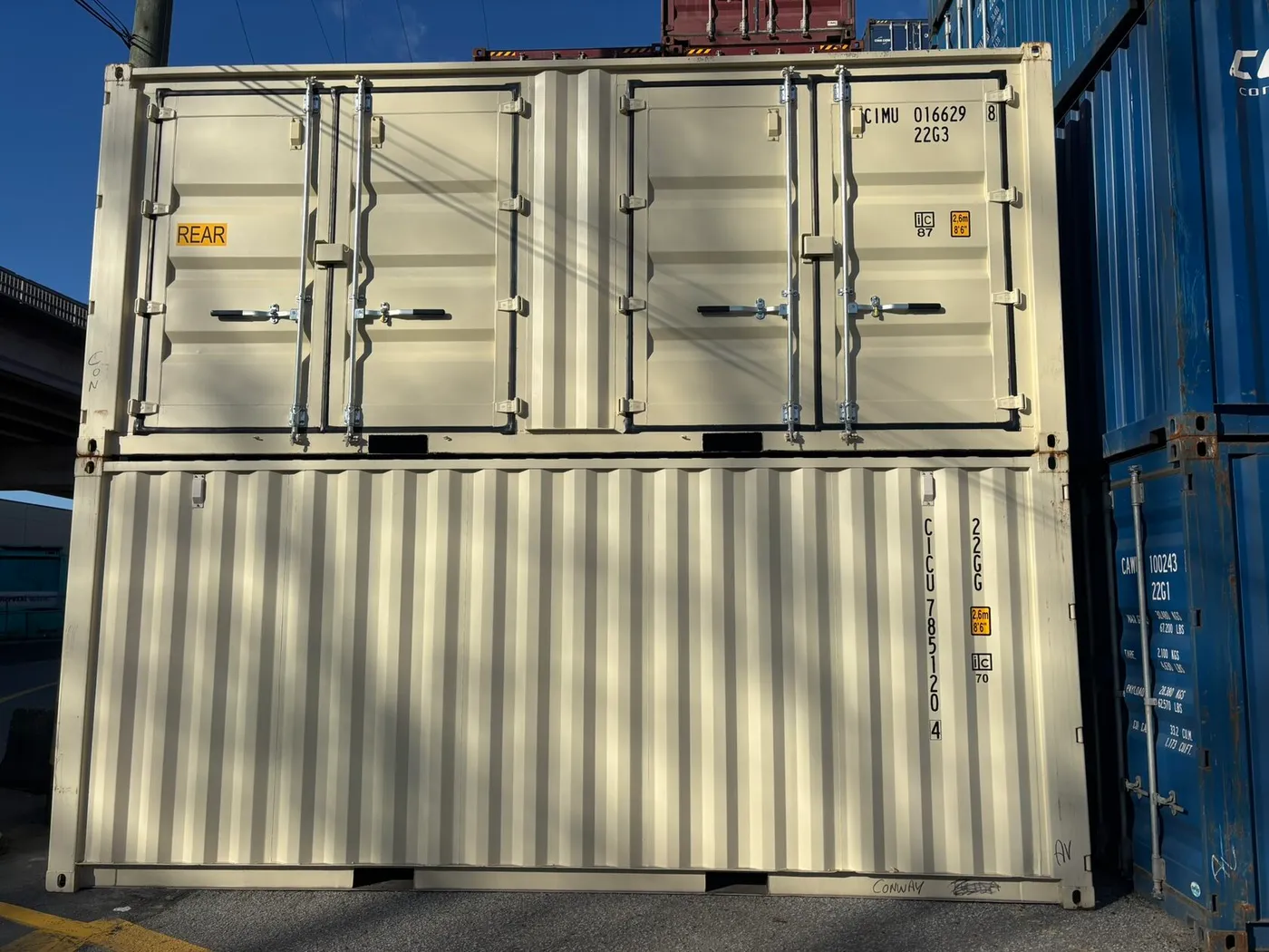 New 20ft Open Side shipping container — CICU7851204