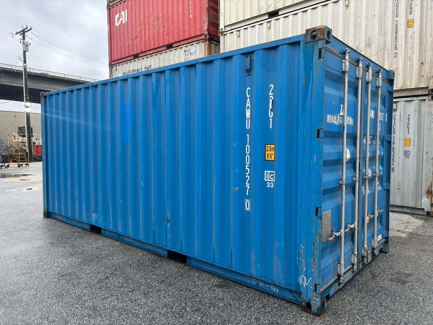 Used 20ft Standard shipping container — CAWU1005270
