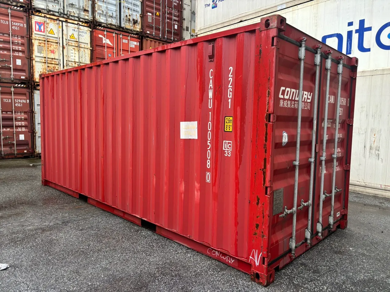20ft Standard shipping container, Used — CAWU1005080