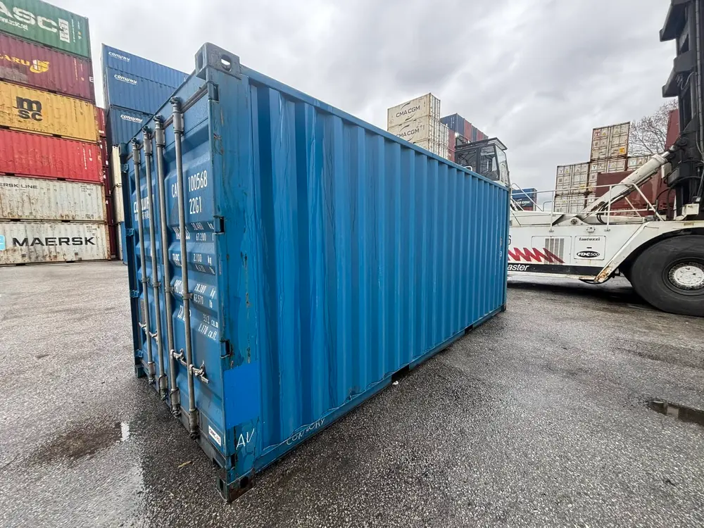 A Conway 20ft shipping container handled at our Richmond depot